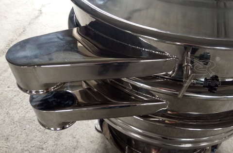 不銹鋼旋振篩出料口 不銹鋼旋振篩出料口